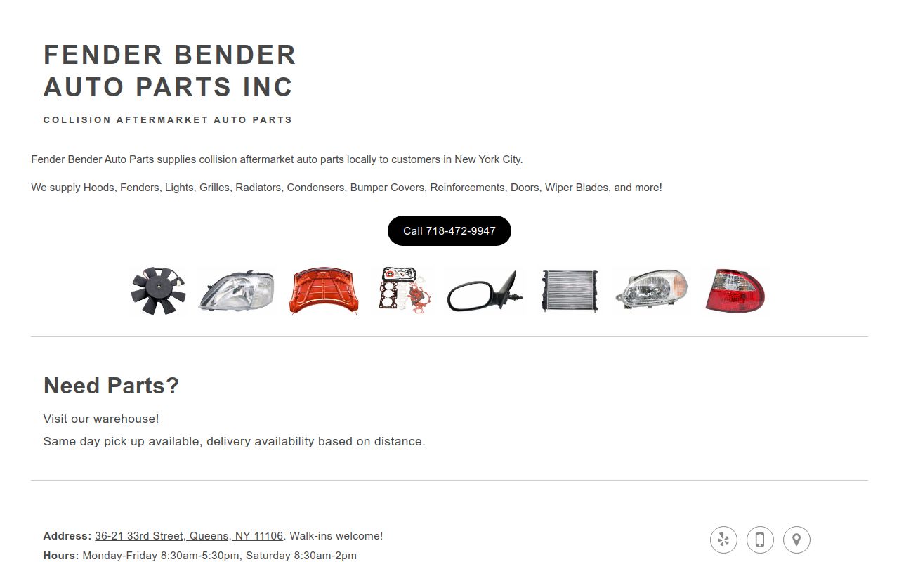 Fender Bender Auto Parts